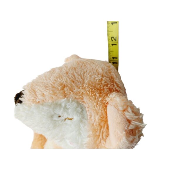 Silver One Peach White Fox plush stuffed animal 11" - Picture 5 of 7